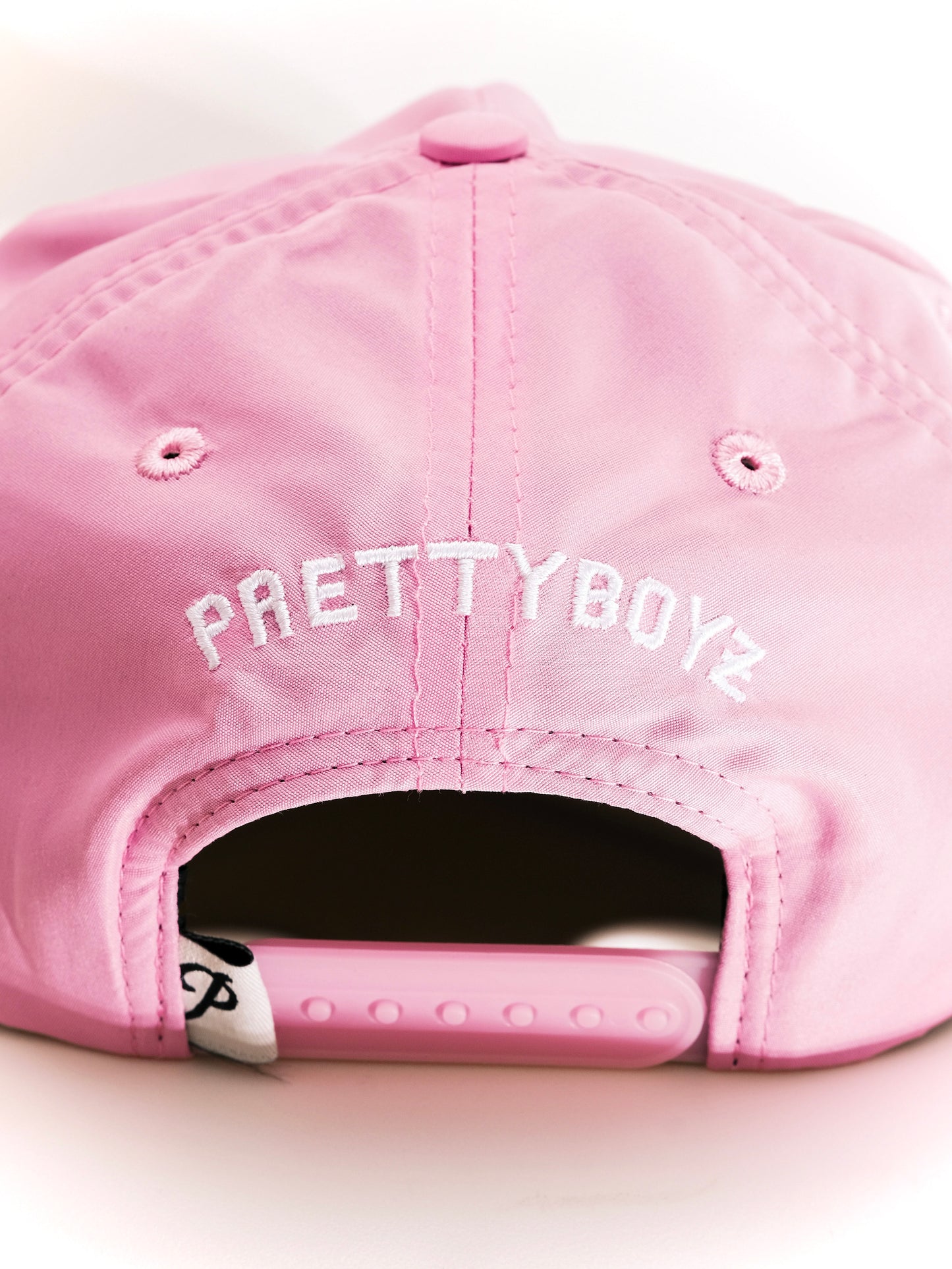 'PRETTY BOYZ' NYLON CAP (SHY PINK)