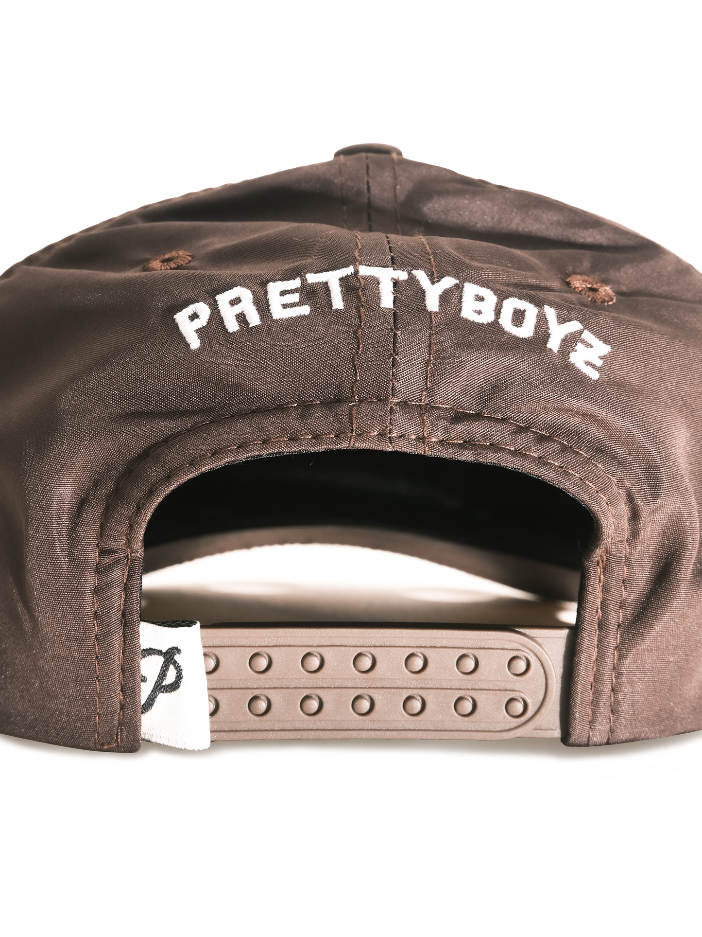 'PRETTY BOYZ' NYLON CAP (MOCHA)