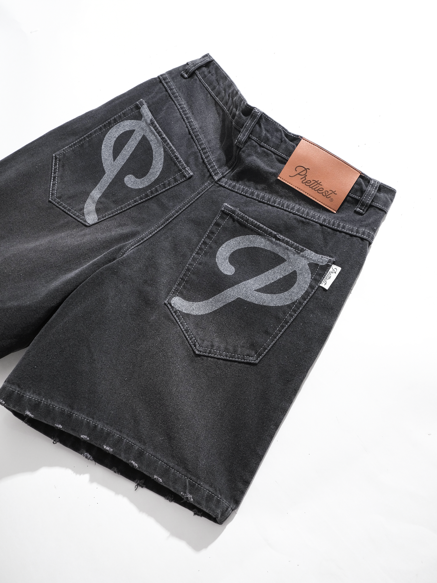 Prettiest® SS25 DENIM SHORTS (CHARCOAL)