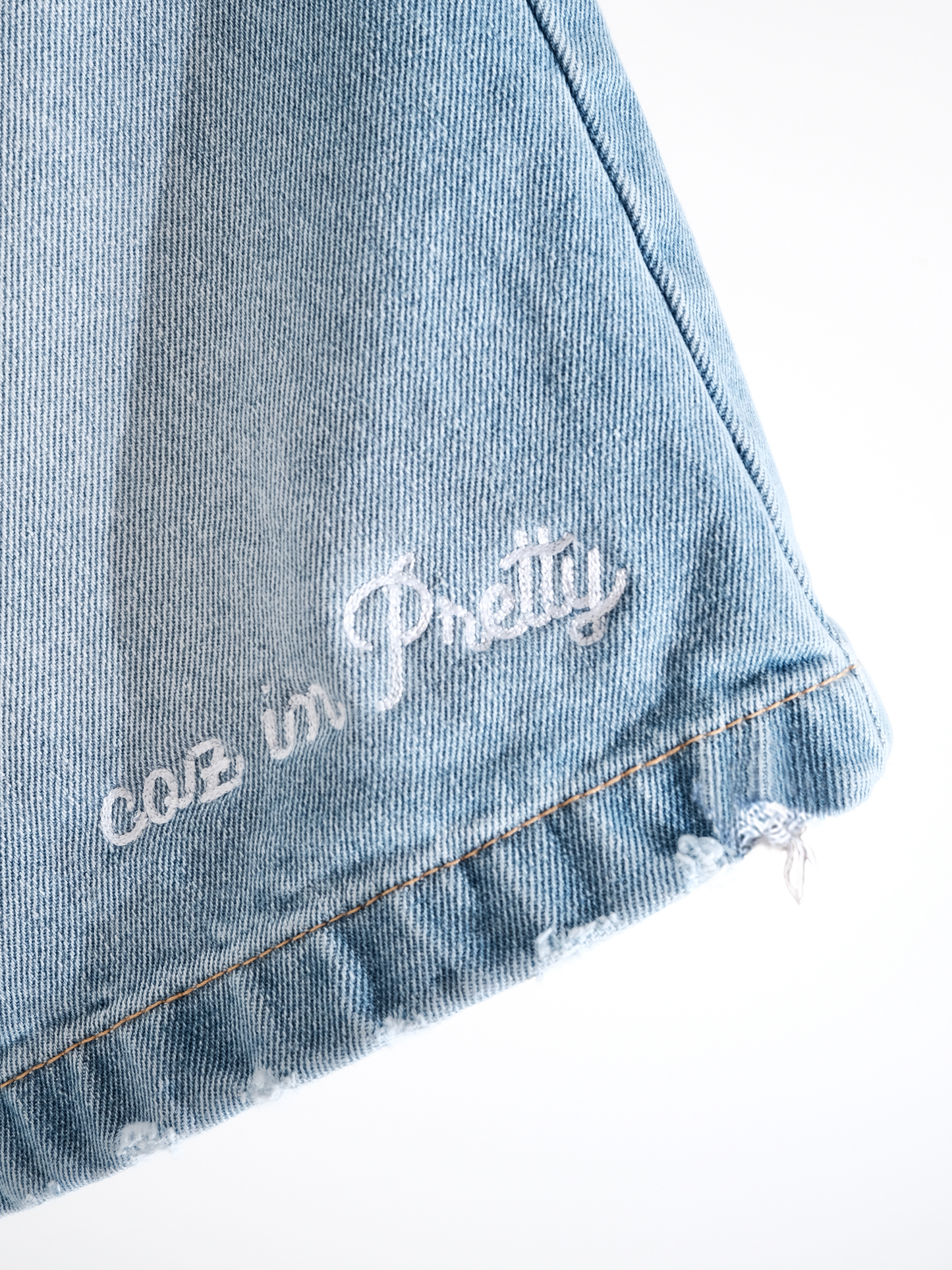 Prettiest® SS25 DENIM SHORTS (BLUE)