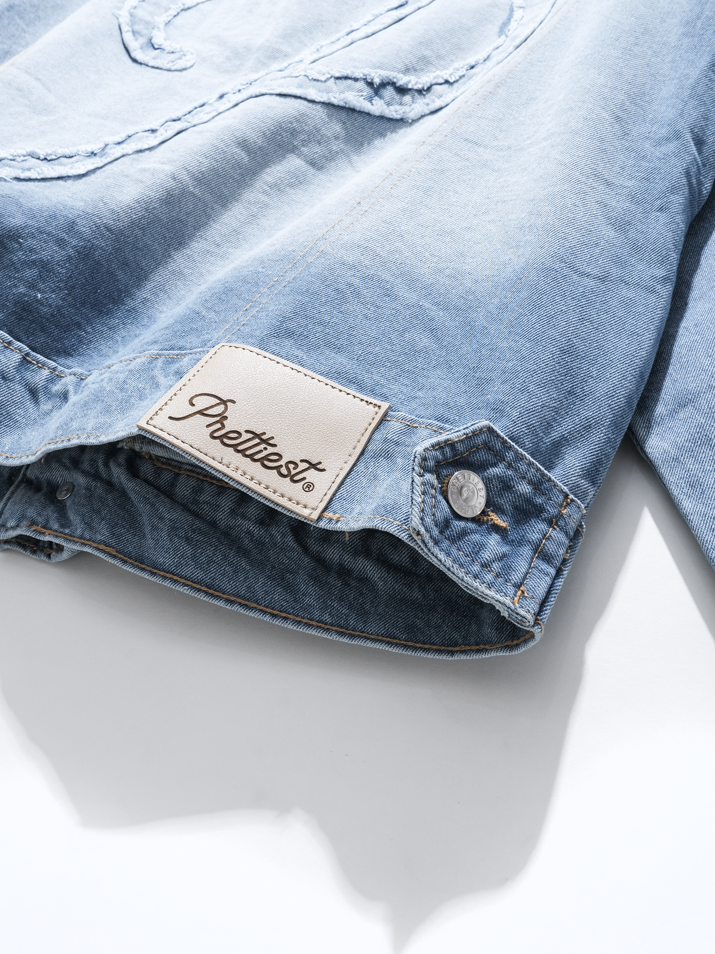 SS25 Prettiest® 'GENES' DENIM JACKET (BLUE)