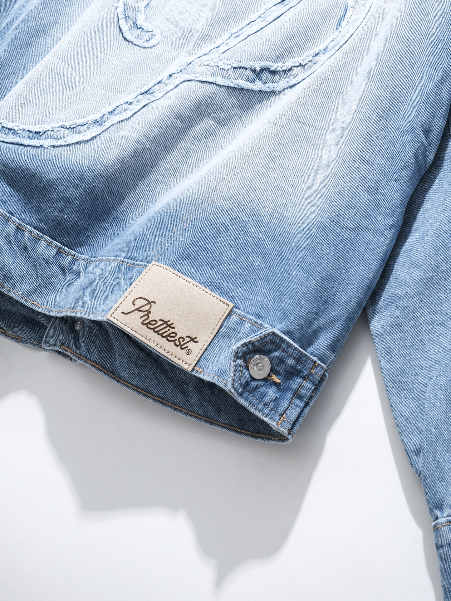 SS25 Prettiest® 'GENES' DENIM JACKET (BLUE)