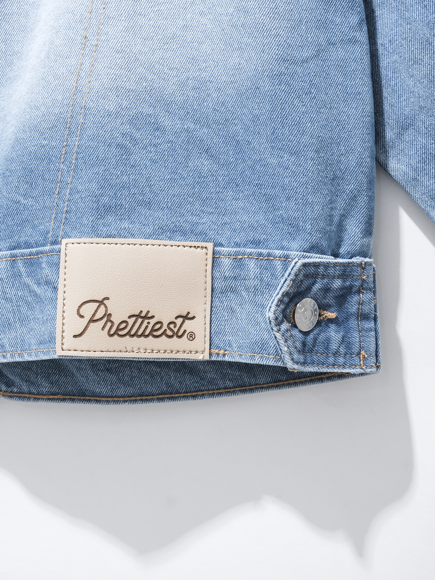 SS25 Prettiest® 'GENES' DENIM JACKET (BLUE)