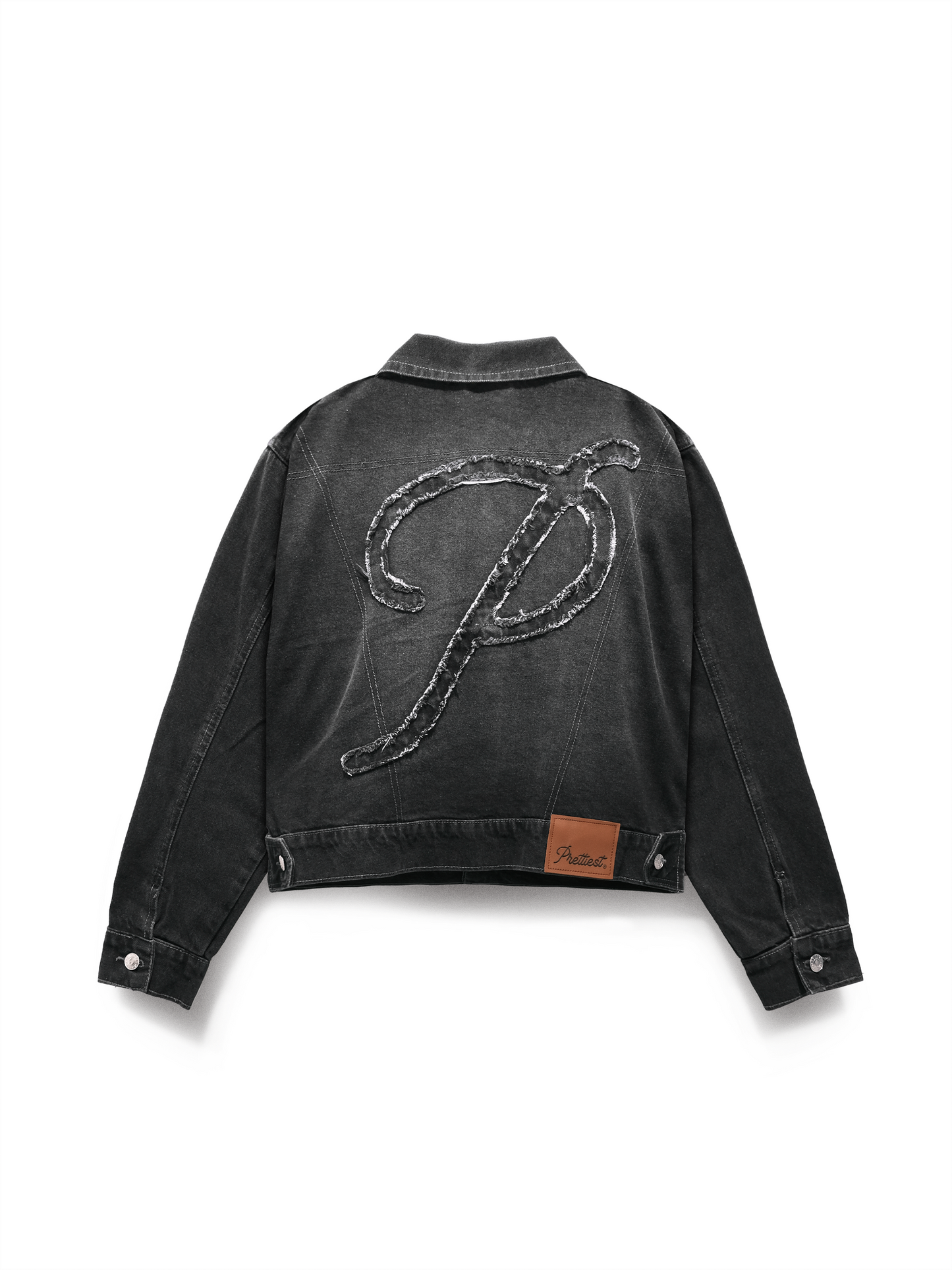 SS25 Prettiest® 'GENES' DENIM JACKET (CHARCOAL)