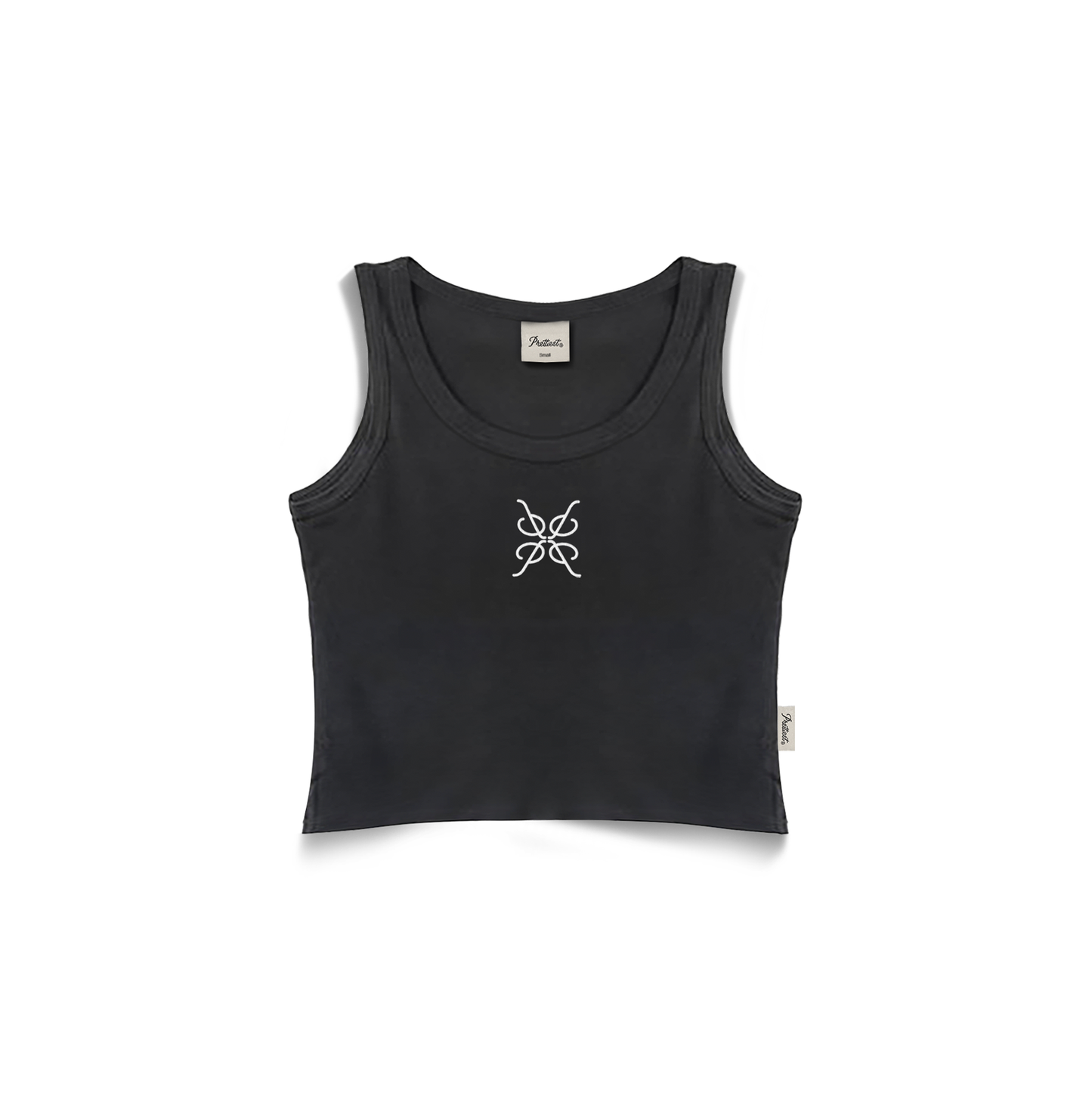 Prettiest® SS25 MONOGRAM TANKTOP WOMEN (BLACK)