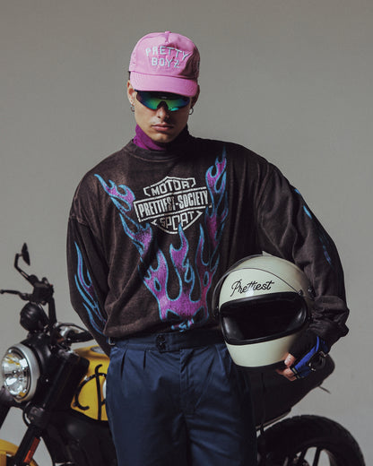 'HARLEY' VINTAGE WASHED L/S TEE