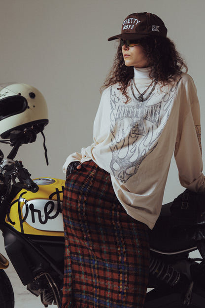 'CHOPPA' VINTAGE WASHED L/S TEE