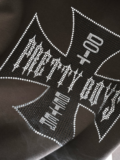'CHOPPA' RHINESTONE HOODIE