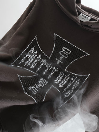 'CHOPPA' RHINESTONE HOODIE