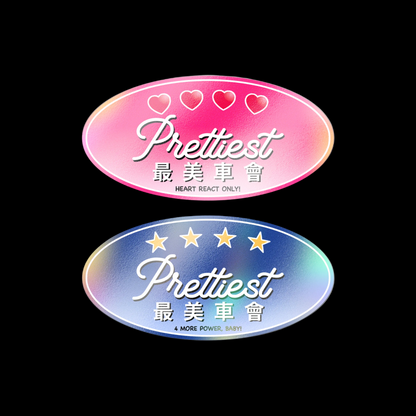 Prettiest® REAR GLASS STICKER