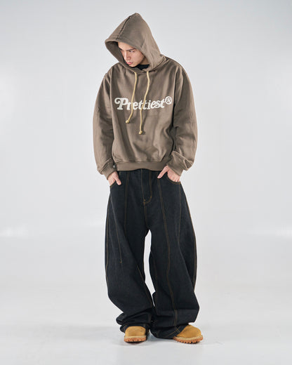 ‘Y2’ HOODIE (EARTH BROWN)