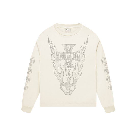 'CHOPPA' VINTAGE WASHED L/S TEE