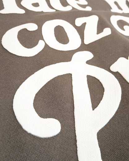 ‘Y2’ HOODIE (EARTH BROWN)