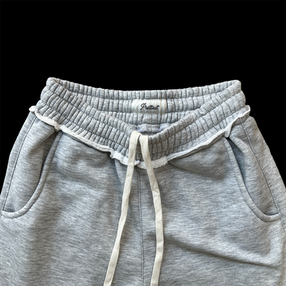 RAW HEM SWEATSHORTS