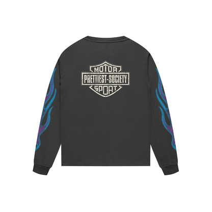 'HARLEY' VINTAGE WASHED L/S TEE
