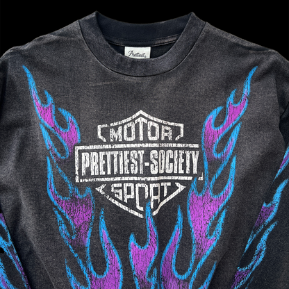 'HARLEY' WASHED L/S TEE