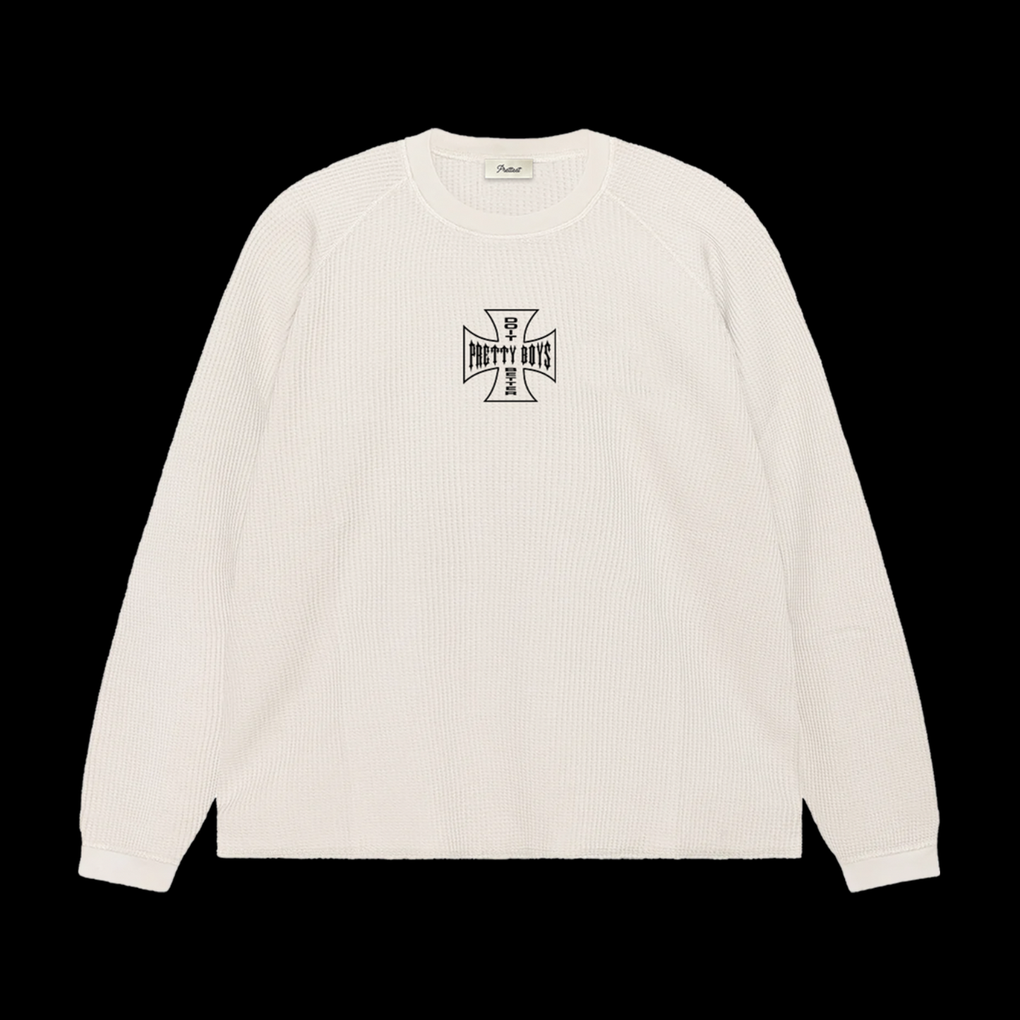 WAFFLE KNIT L/S