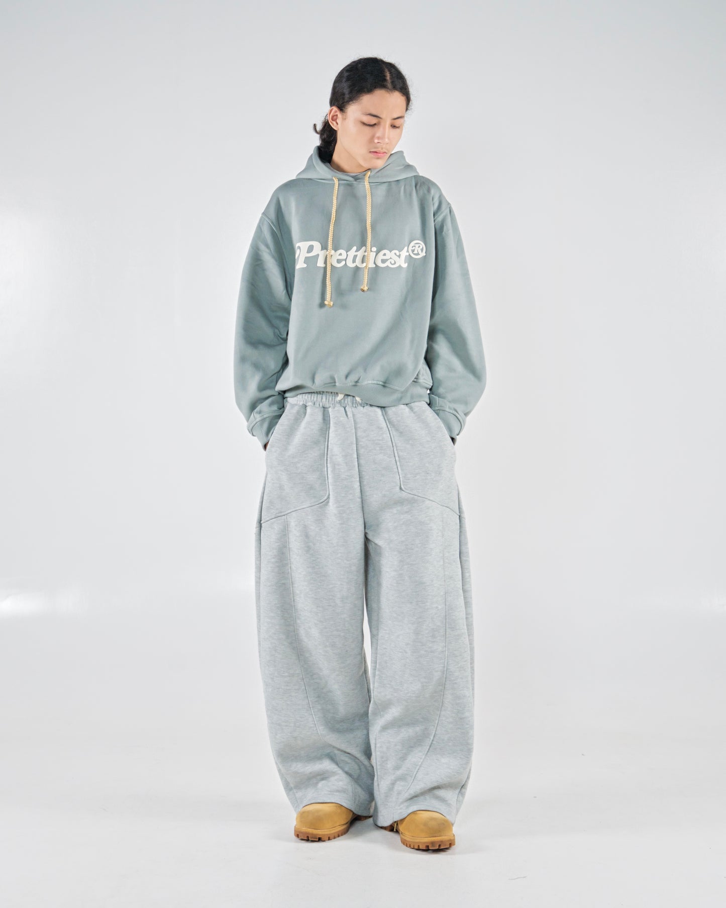 ‘Y2’ HOODIE (SAGE)