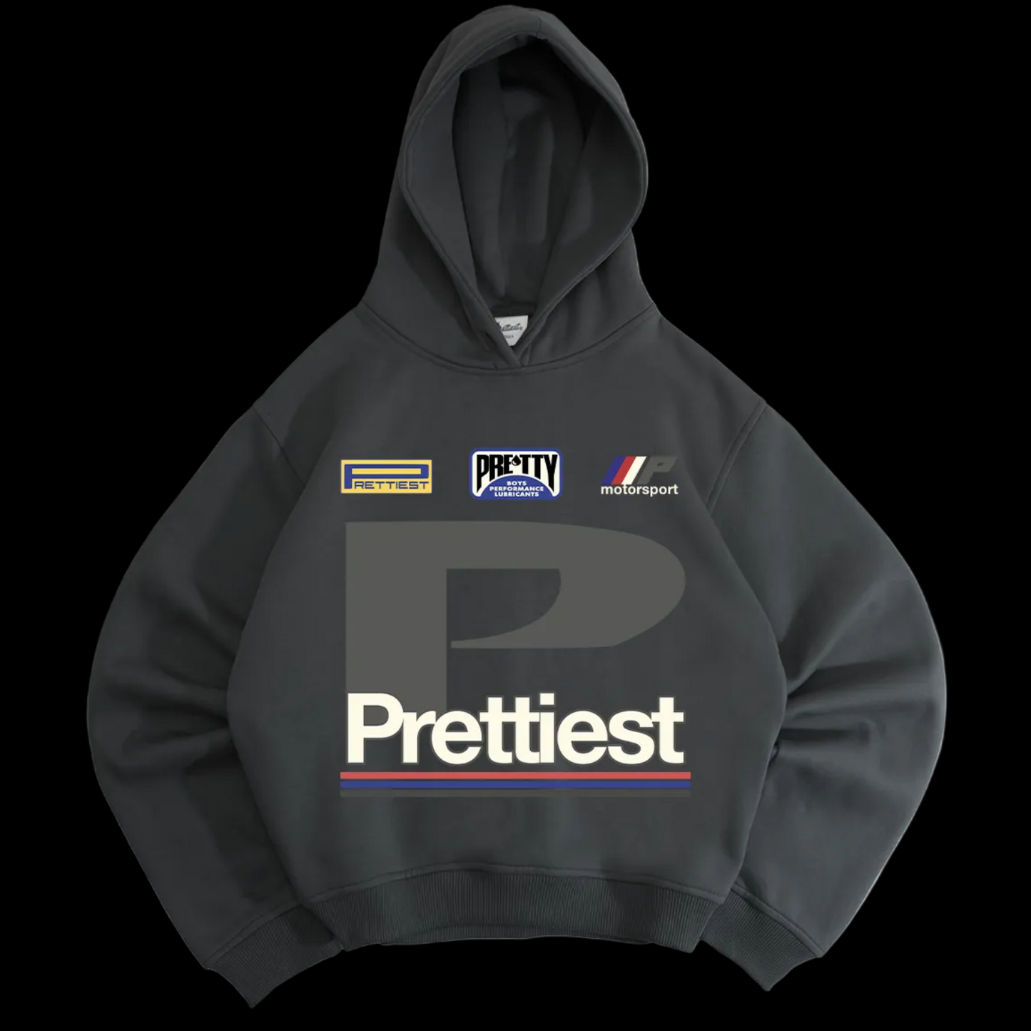 'MOTORSPORT' BOXY HOODIE