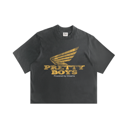 'GOLD WING' BOXY TEE