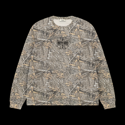 WAFFLE KNIT L/S