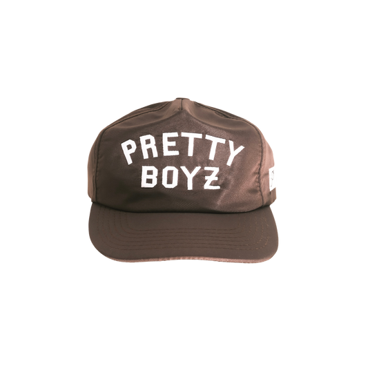 'PRETTY BOYZ' NYLON CAP (MOCHA)