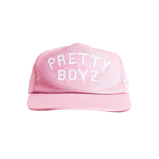 'PRETTY BOYZ' NYLON CAP (SHY PINK)