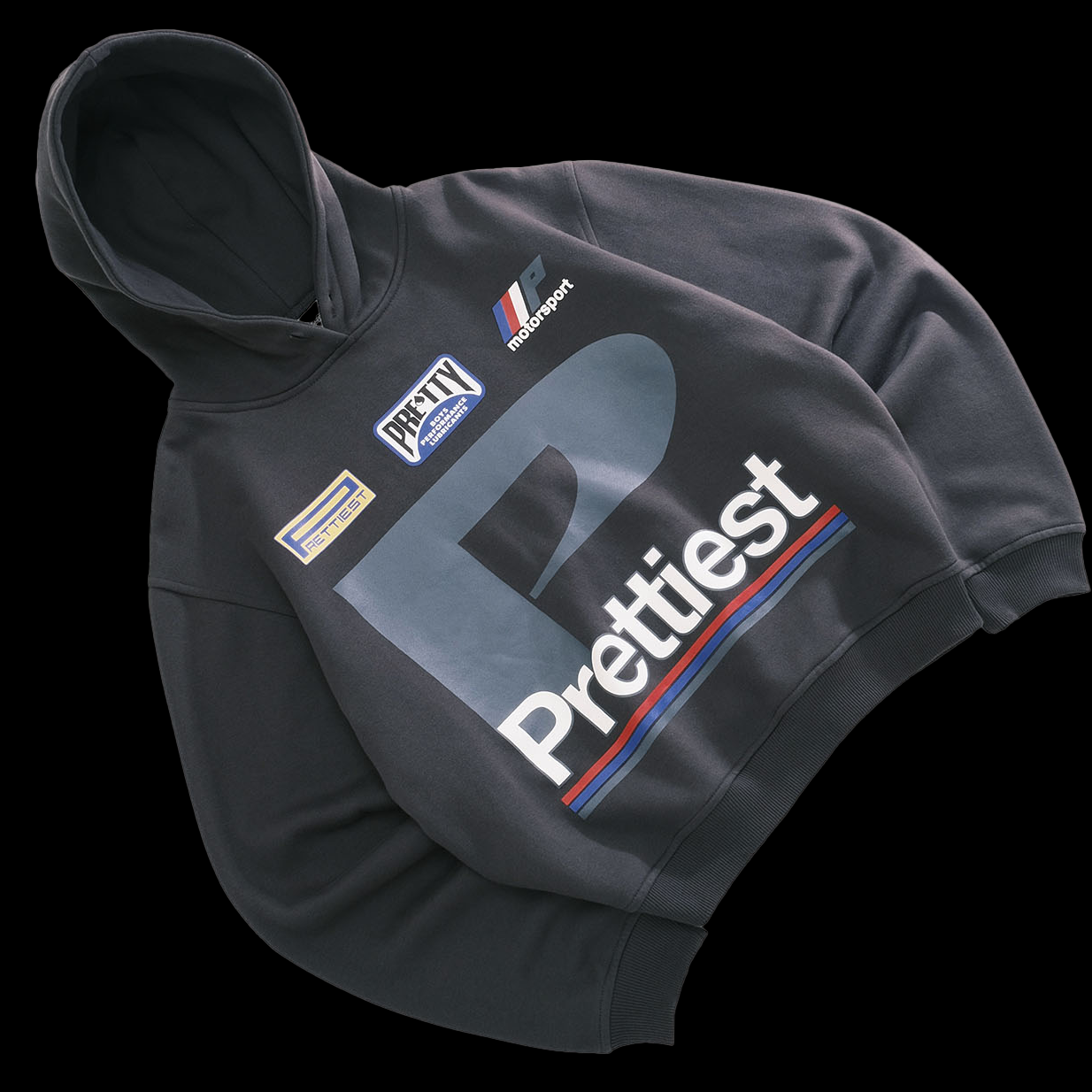 'MOTORSPORT' BOXY HOODIE