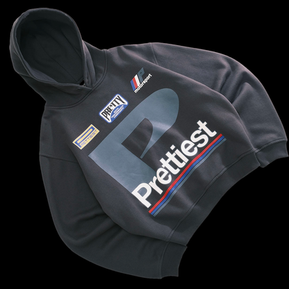 'MOTORSPORT' BOXY HOODIE